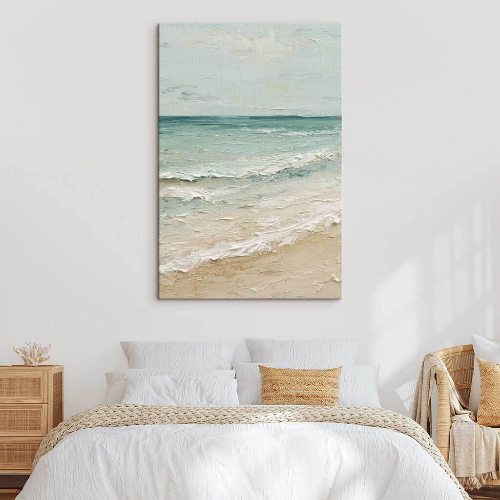 Beach with waves and sand Beach with waves and sand
