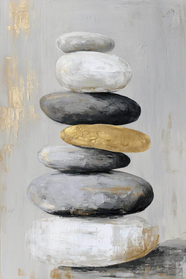 Painting of a stack of rocks Painting of a stack of rocks
