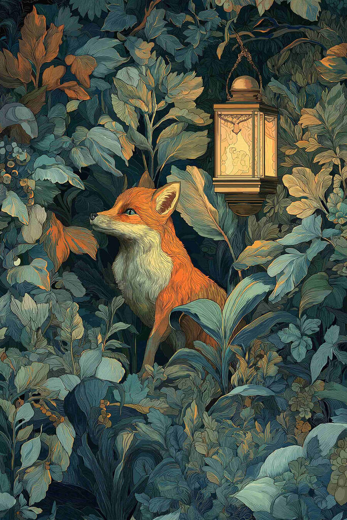 Fox in the woods Fox in the woods