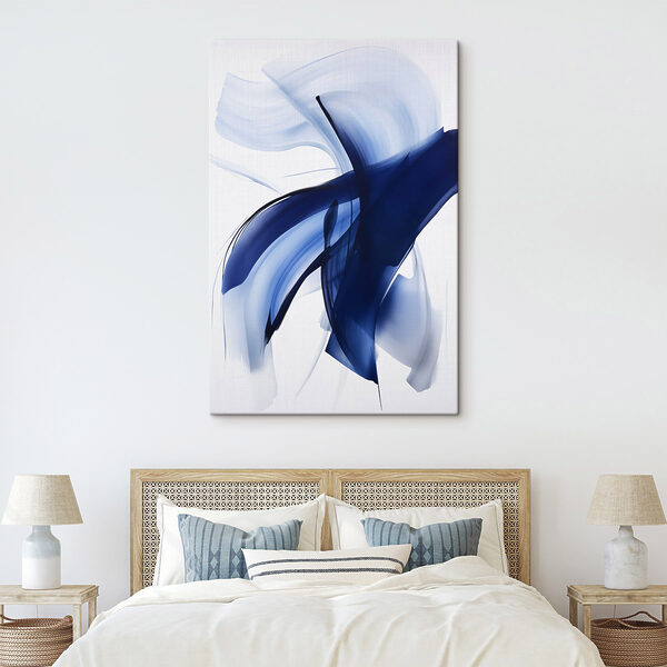 Blue and white swirls Blue and white swirls