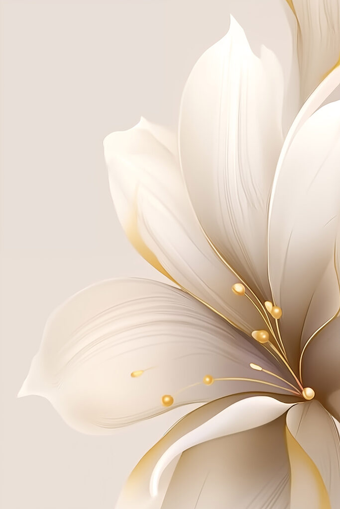 Delicate petals in soft hues