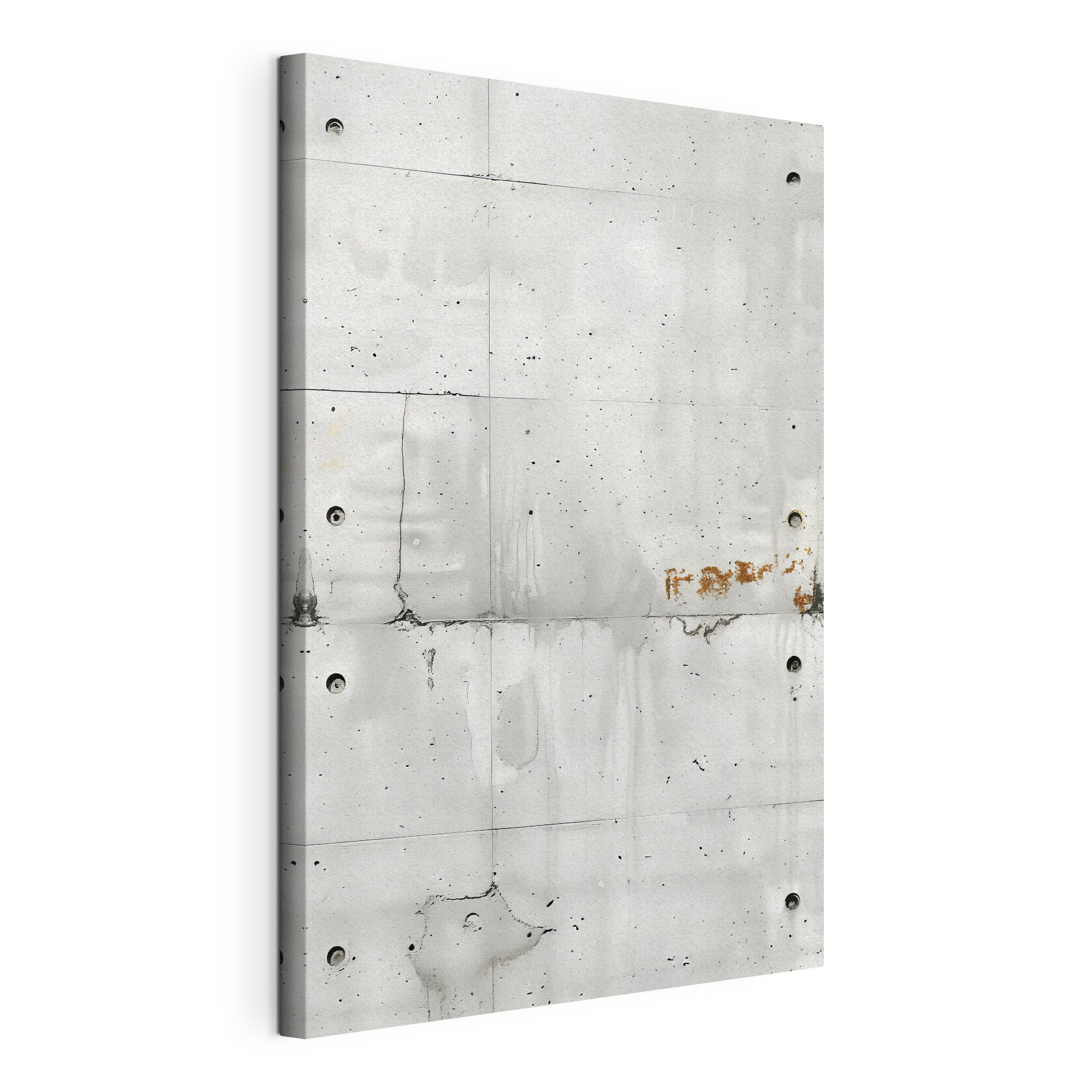 White wall with holes in it White wall with holes in it