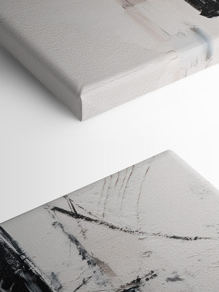 Black and white painting Black and white painting