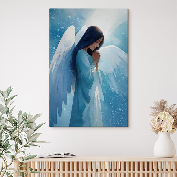 Painting of a woman with wings Painting of a woman with wings