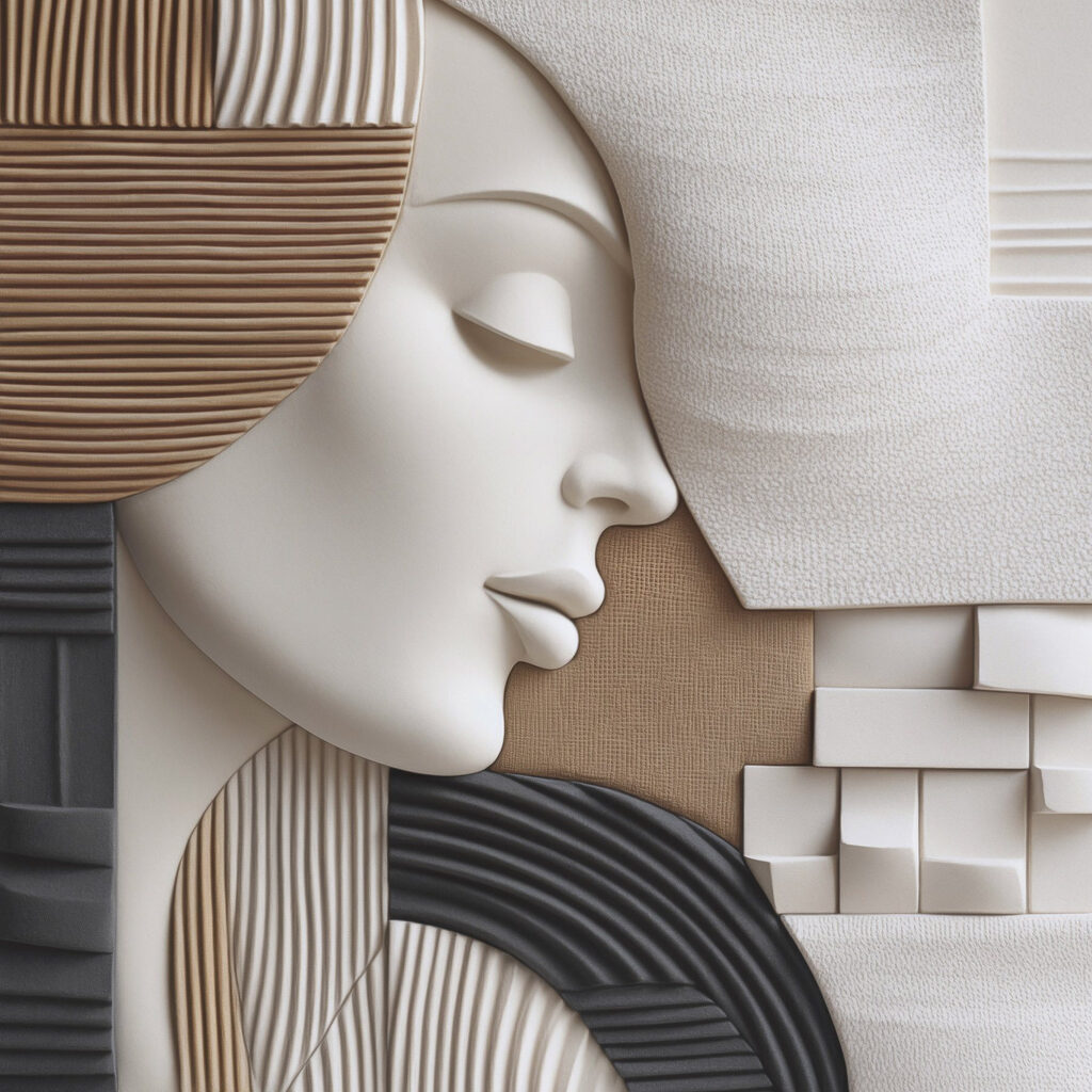 Sculpture of a woman