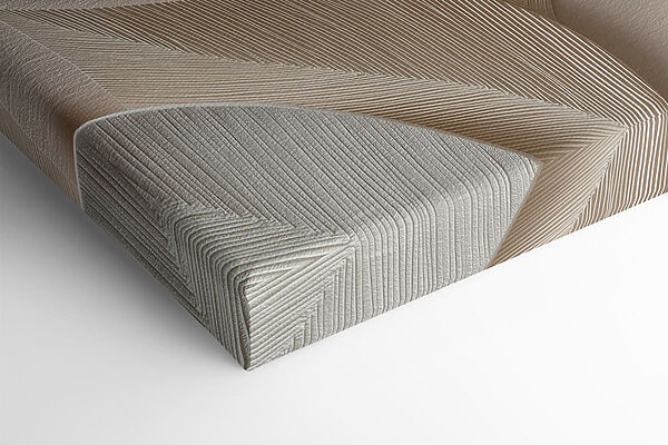 Elegant leaf patterns in neutral tones