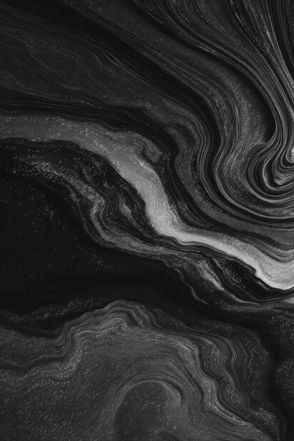 Black and white swirly surface