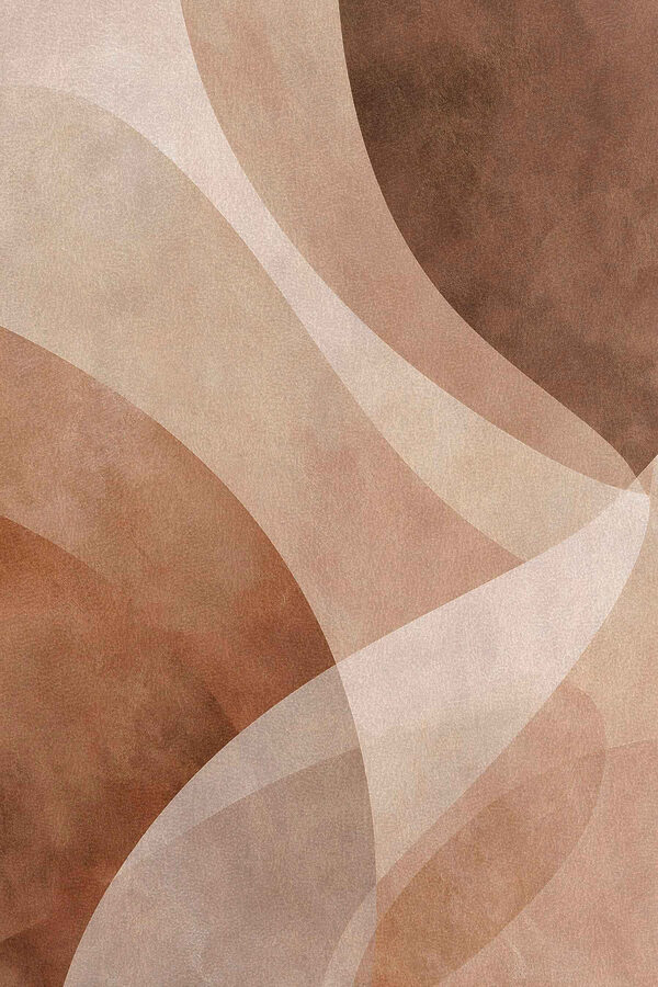Soft curves in earthy tones
