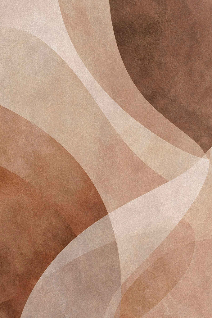 Soft curves in earthy tones