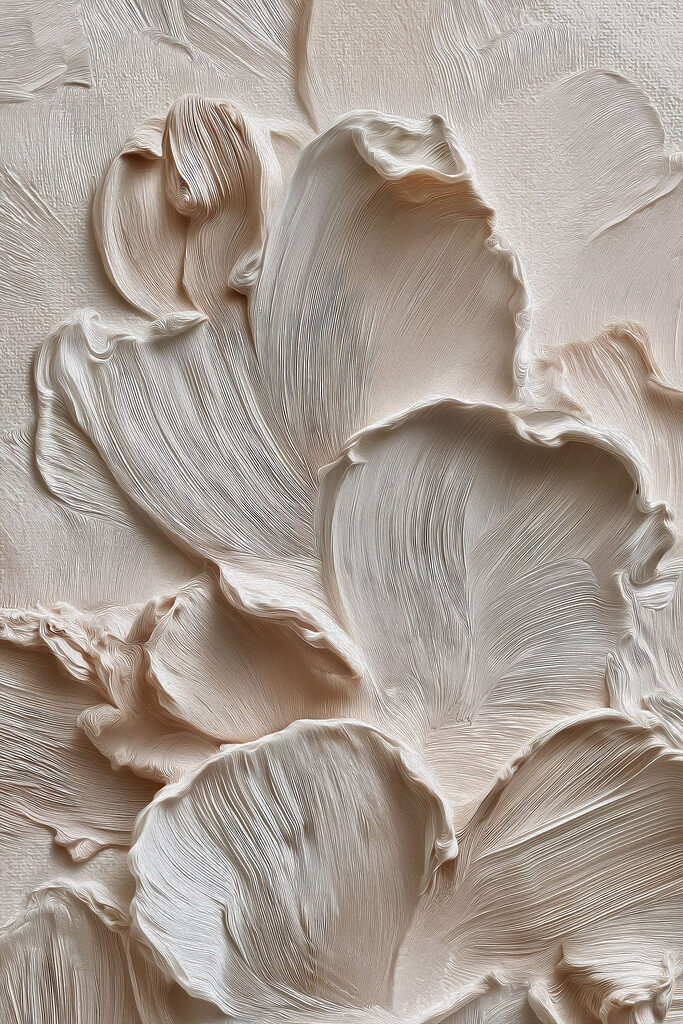 Delicate petals in soft, creamy tones Delicate petals in soft, creamy tones