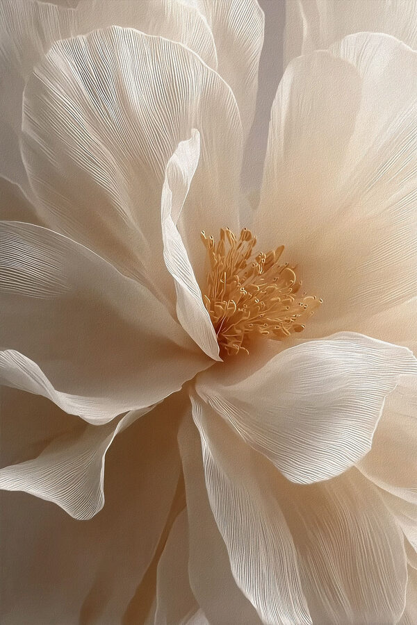 Delicate petals in soft hues