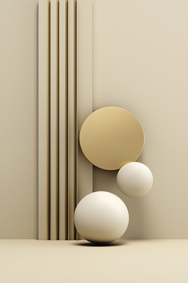 Simple shapes in soft neutral tones Simple shapes in soft neutral tones