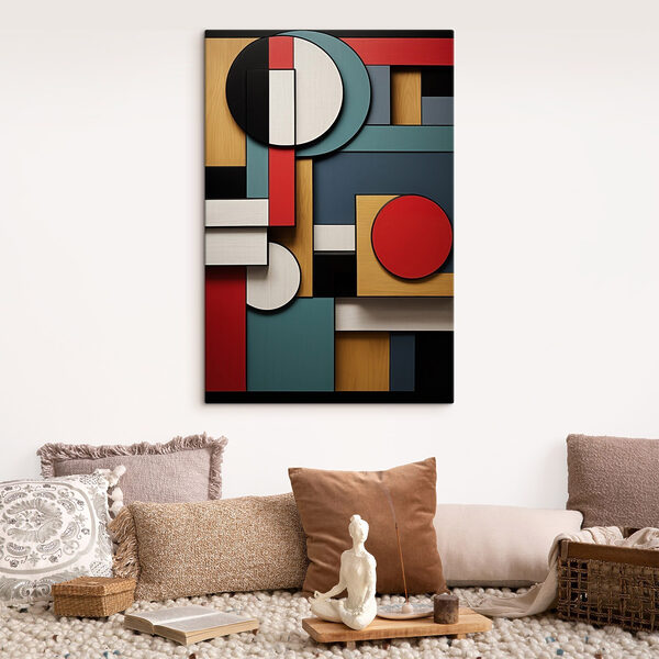 Colorful geometrical design