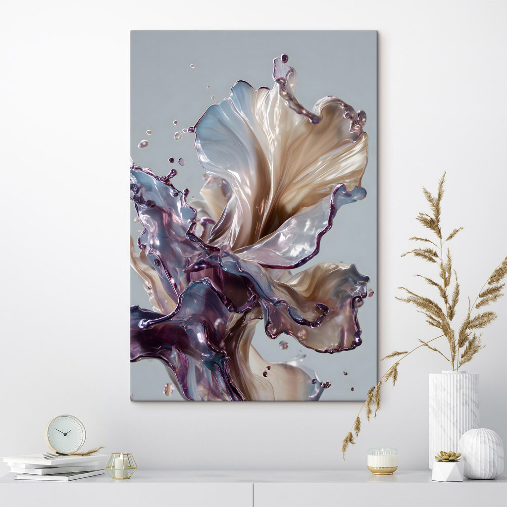 Flowing colors in harmonious motion Flowing colors in harmonious motion