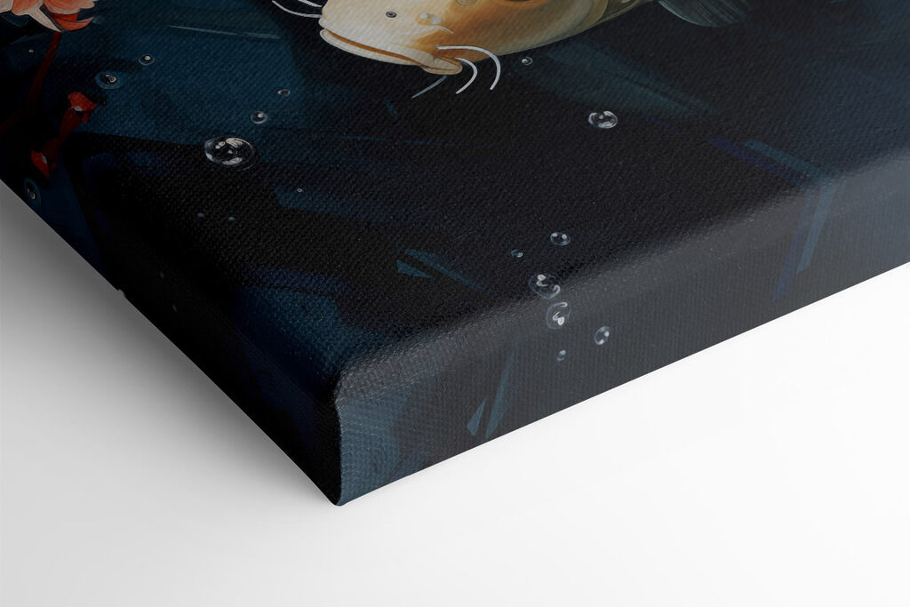 Two fish swimming in water