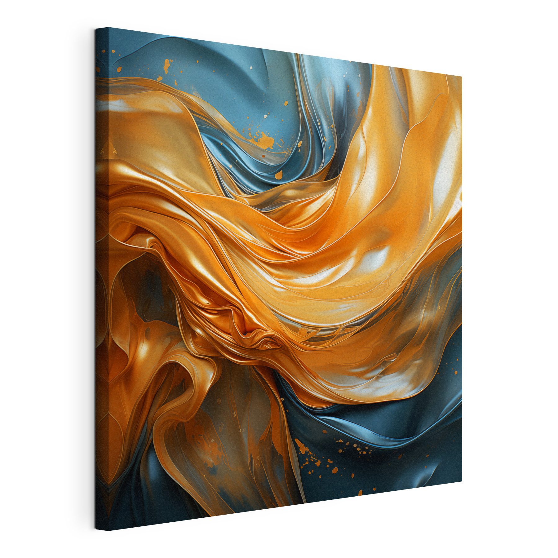 Flowing waves of vibrant colors