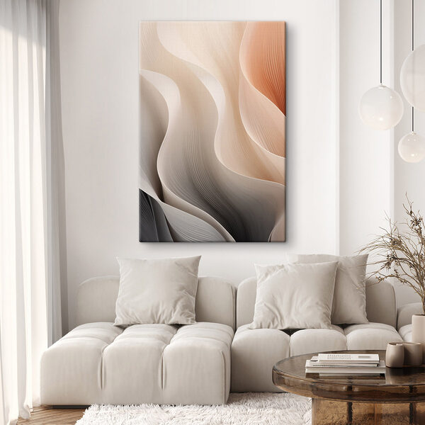 Soft waves of color and form
