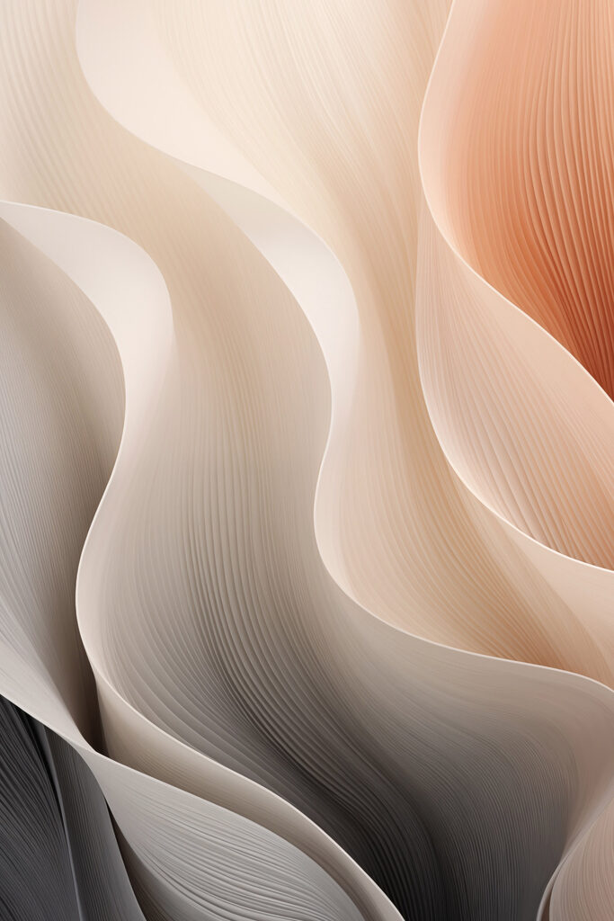 Soft waves of color and form