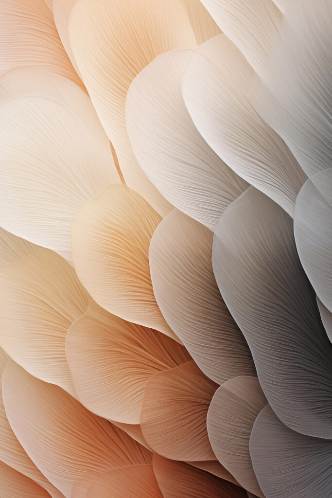 Soft hues blend in gentle waves Soft hues blend in gentle waves