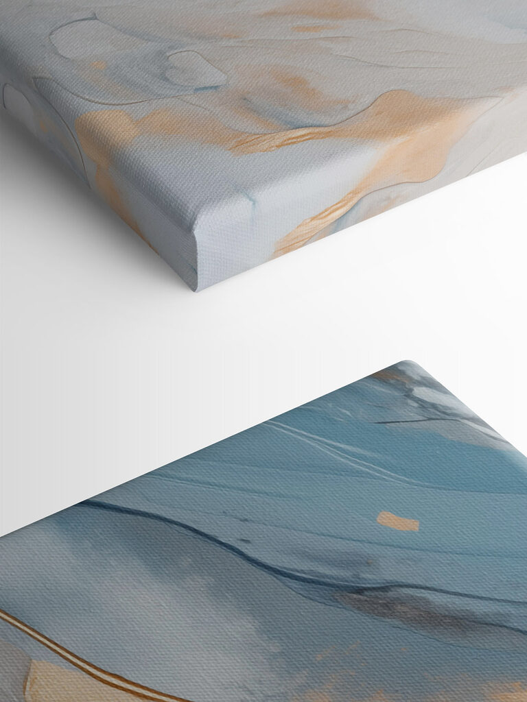 Abstract waves in calming colors Abstract waves in calming colors
