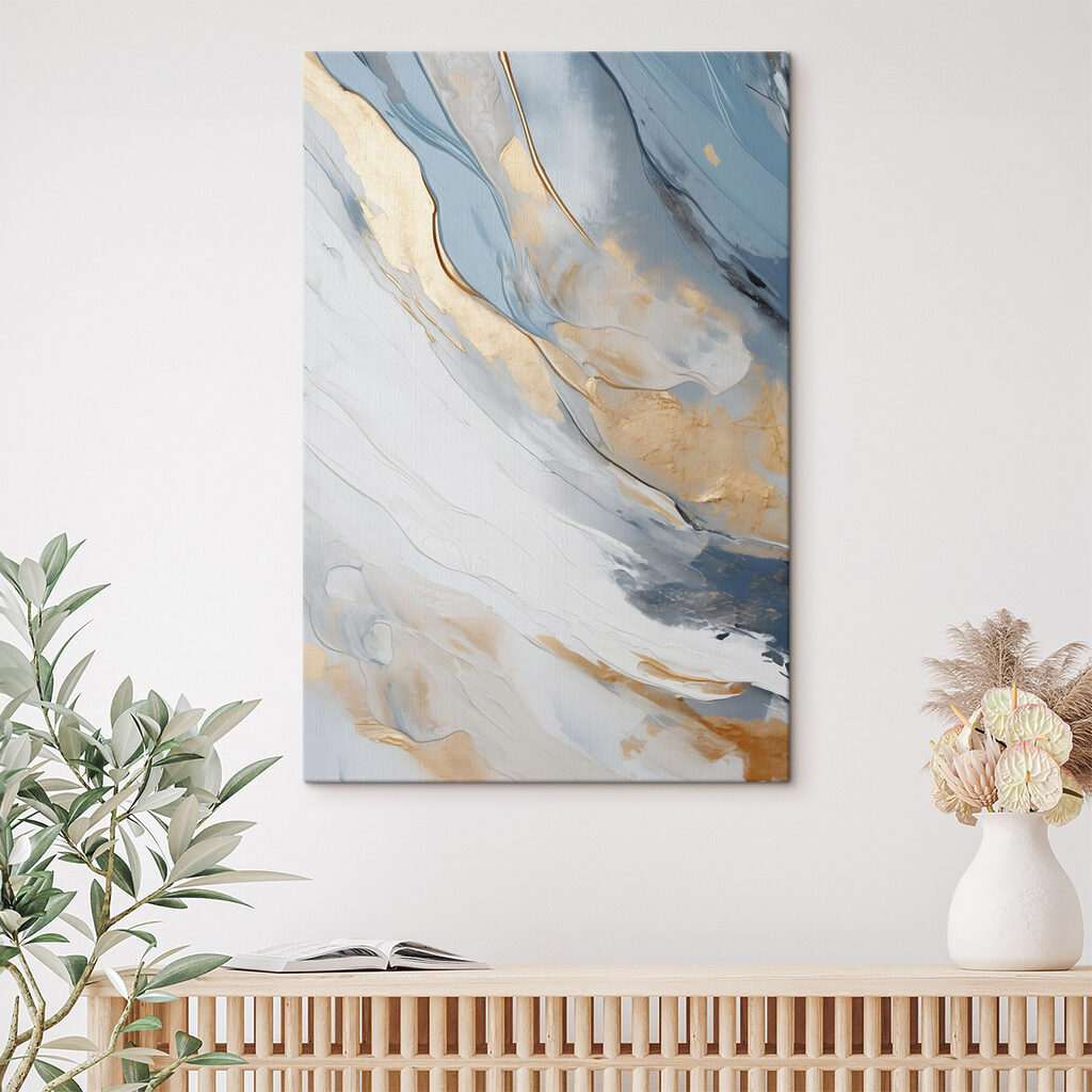 Abstract waves in calming colors Abstract waves in calming colors