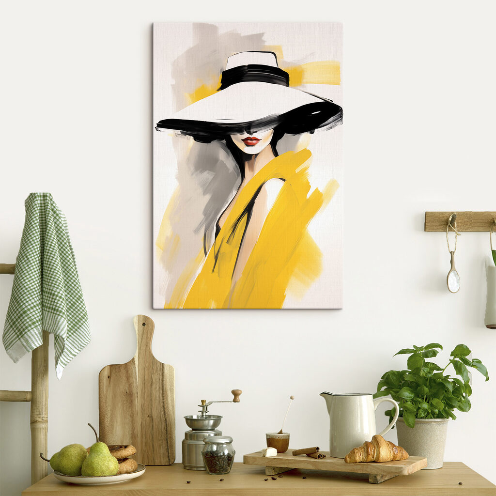 Woman wearing a hat