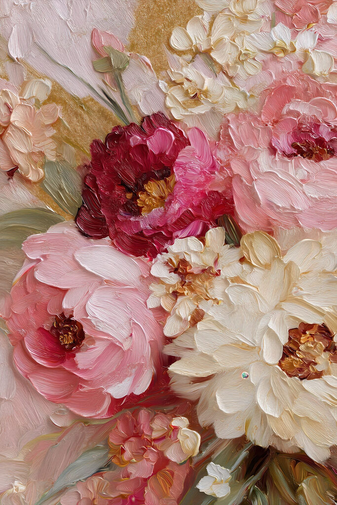 Floral beauty in soft hues Floral beauty in soft hues