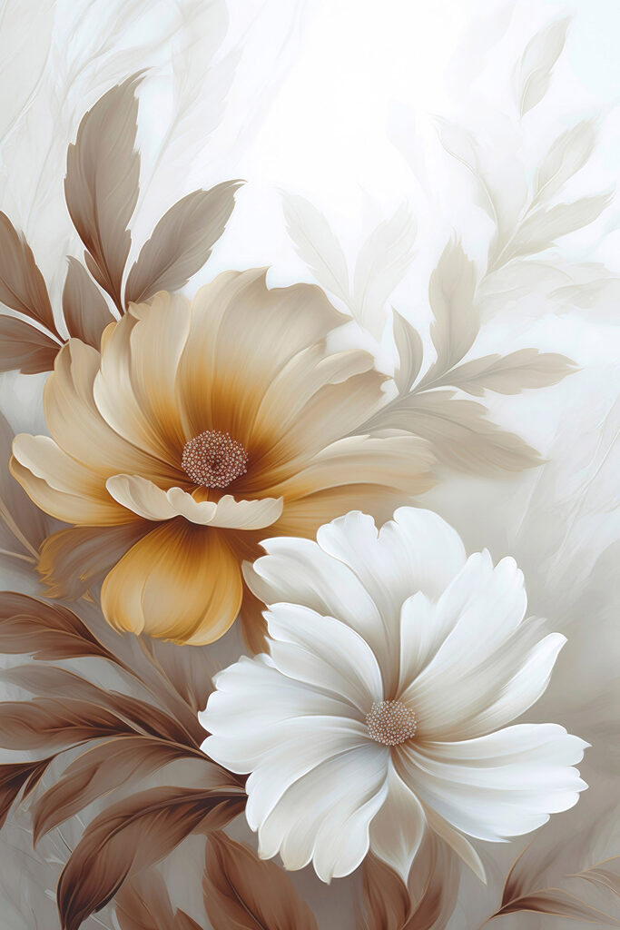 Elegant blooms in soft hues Elegant blooms in soft hues