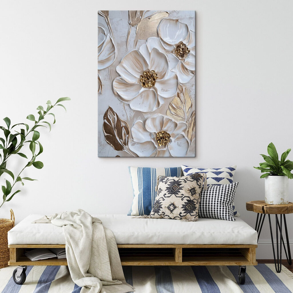 - Elegant floral artistry in soft tones - Elegant floral artistry in soft tones
