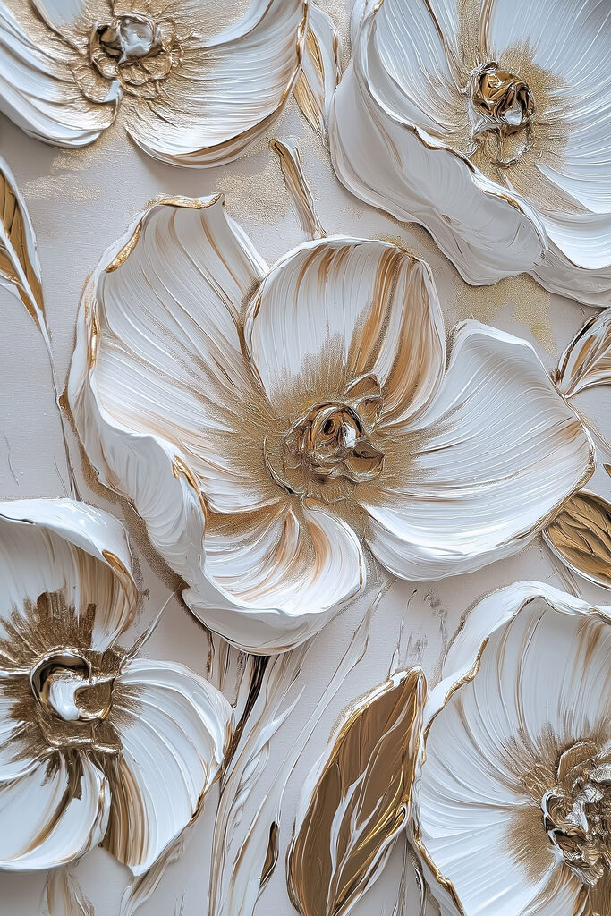 Delicate blooms in soft hues