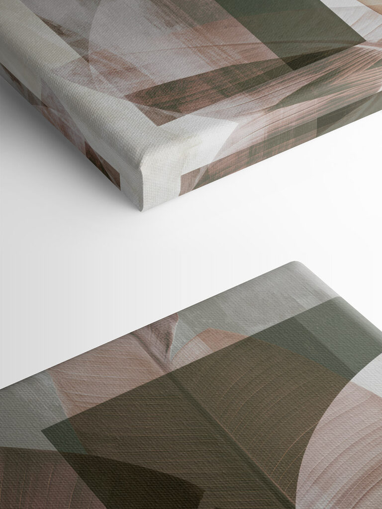 - Elegant leaves in soft tones - Elegant leaves in soft tones