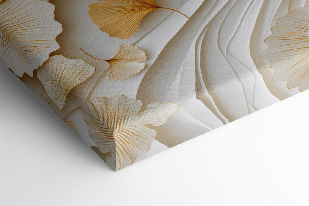 Delicate ginkgo leaves in soft tones Delicate ginkgo leaves in soft tones