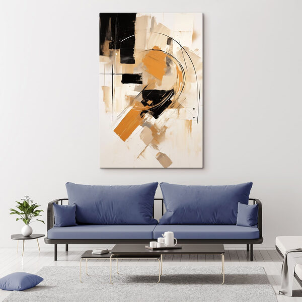 Painting of a question mark