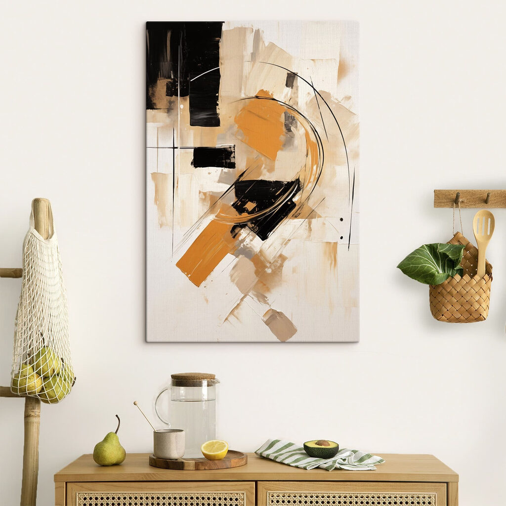 Painting of a question mark