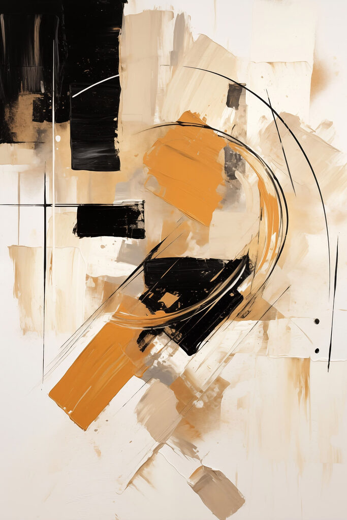 Painting of a question mark