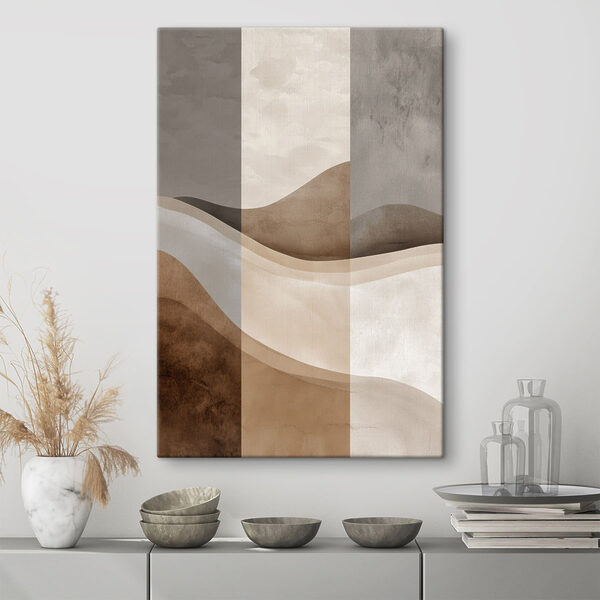 Brown and white striped background Brown and white striped background