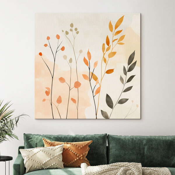Painting of leaves and branches Painting of leaves and branches