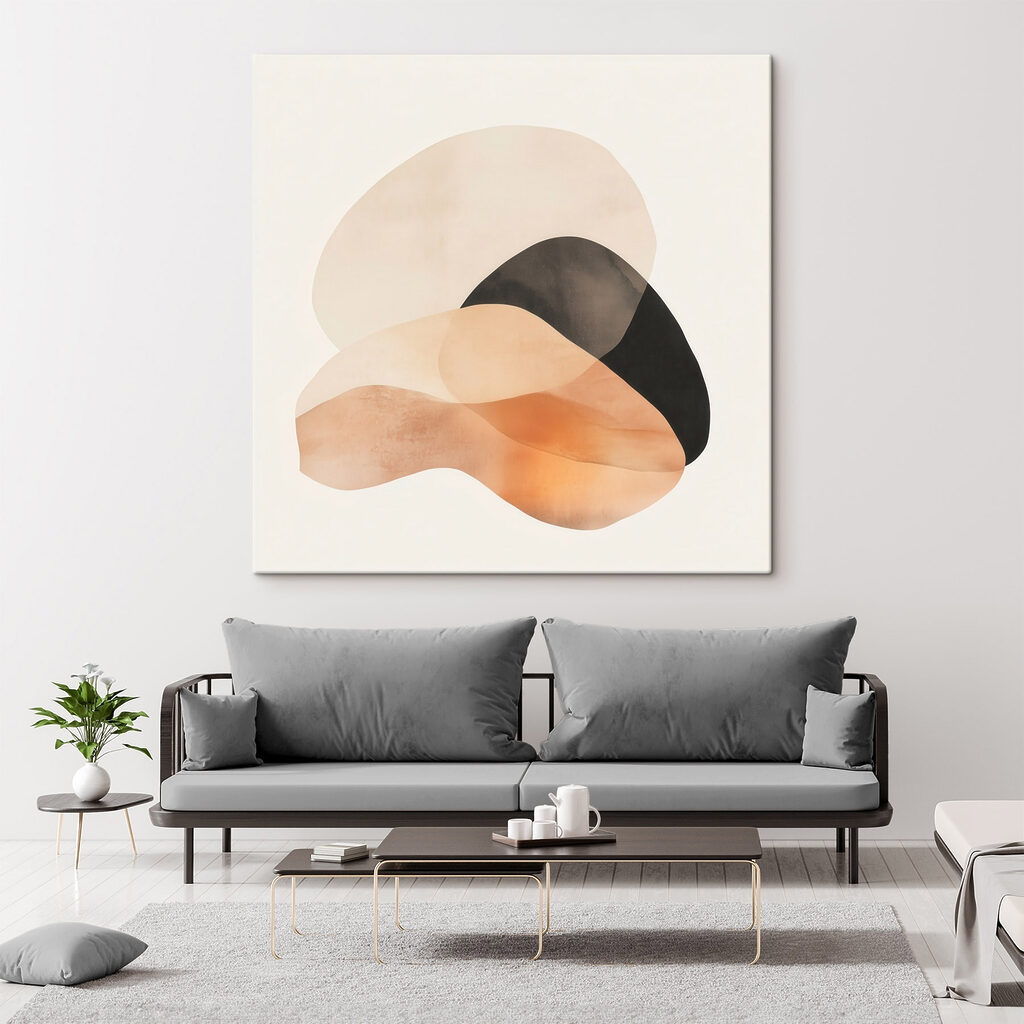 Soft curves in warm tones Soft curves in warm tones