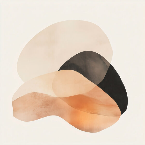 Soft curves in warm tones Soft curves in warm tones