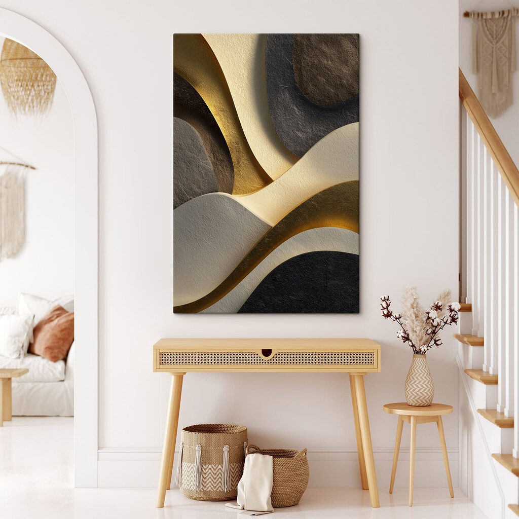 Waves of color and shape interplay Waves of color and shape interplay