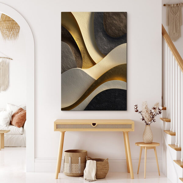 Waves of color and shape interplay Waves of color and shape interplay