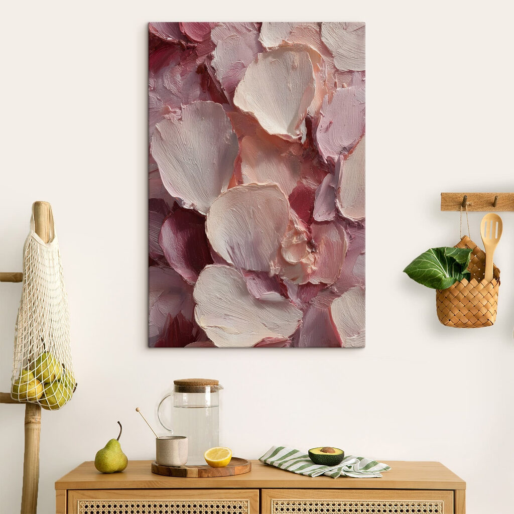 Delicate petals in soft hues