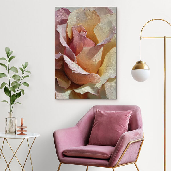 Soft hues of blooming petals