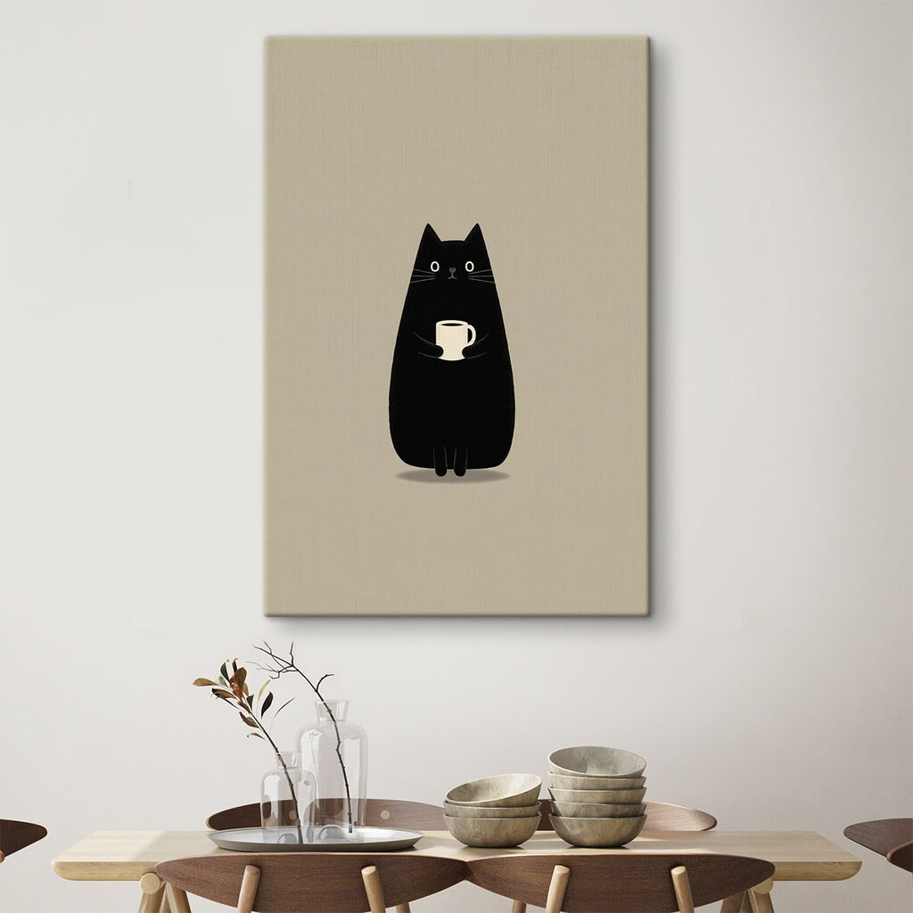 Cat holding a cup Cat holding a cup
