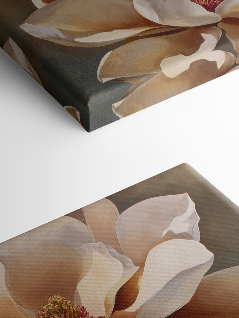 Soft blooms in warm tones