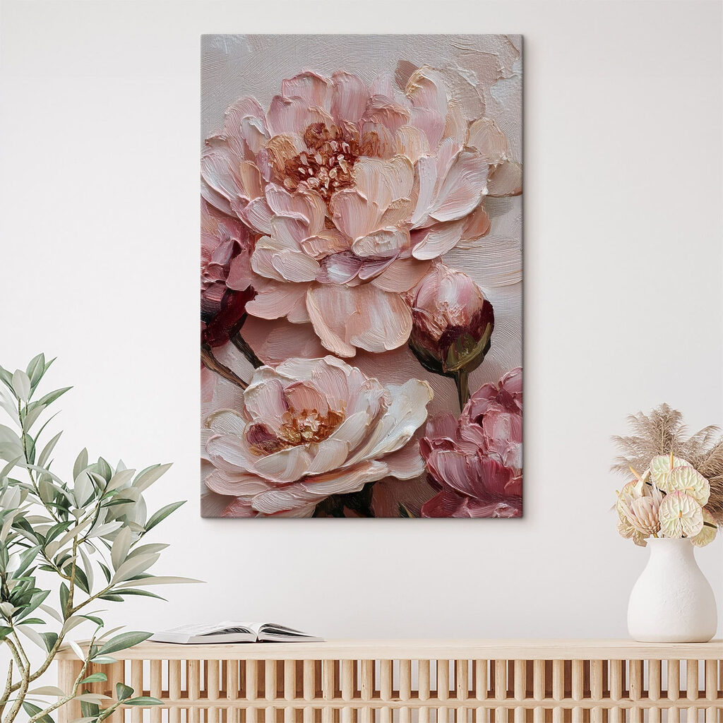 Delicate blooms in soft hues