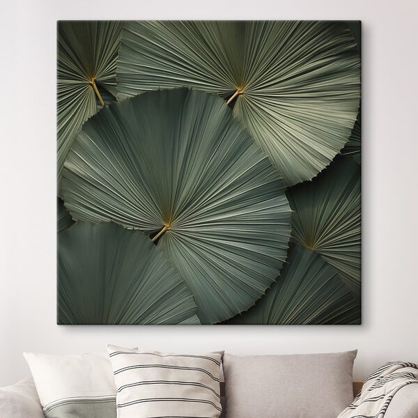 Group of large green leaves Group of large green leaves