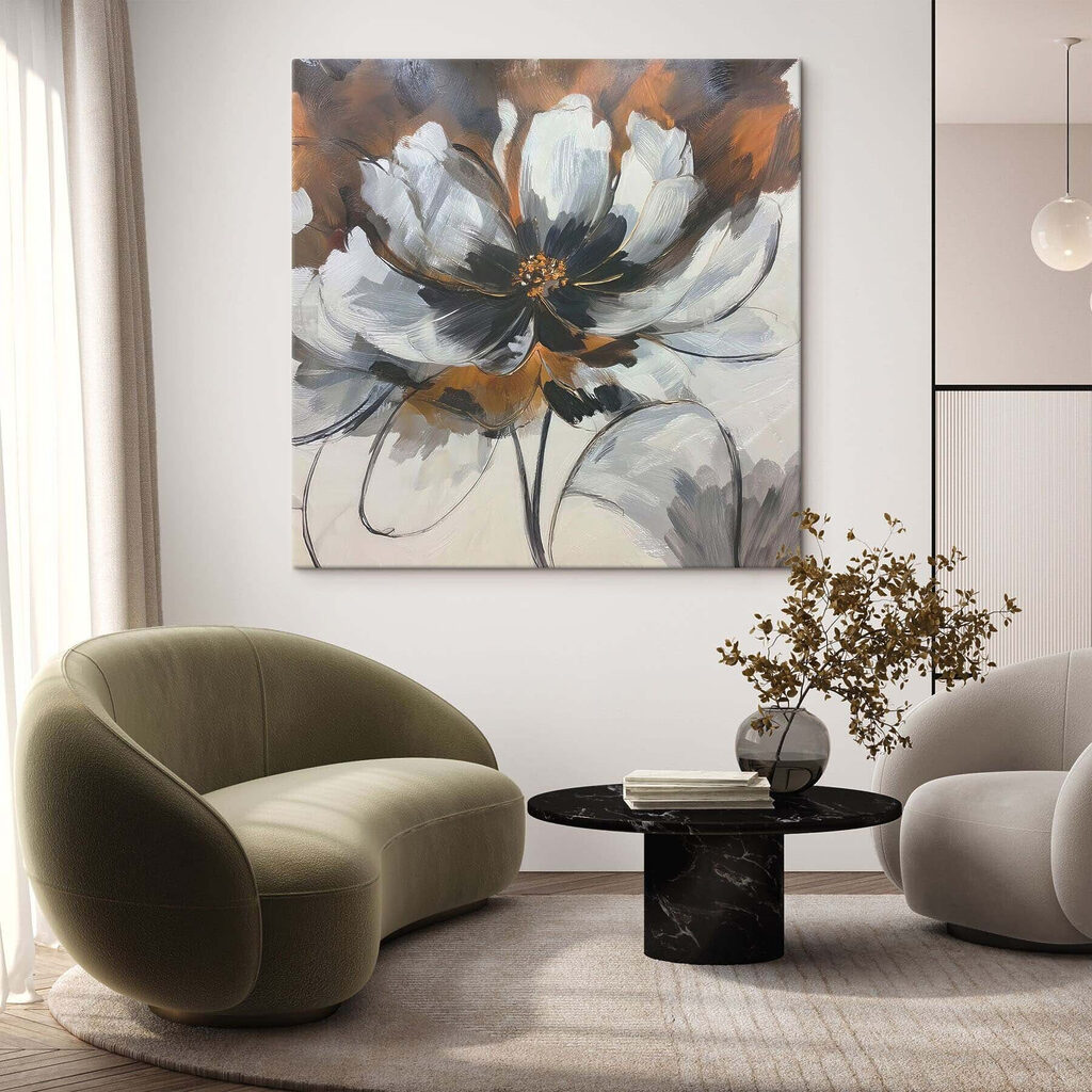Painting of a flower Painting of a flower