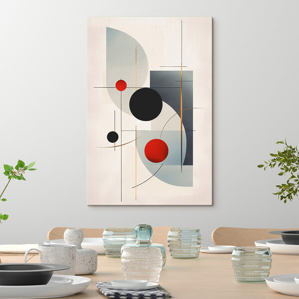 Black red and grey circles and squares Black red and grey circles and squares