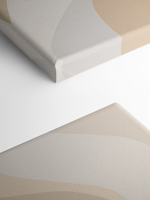 Soft curves in neutral tones Soft curves in neutral tones